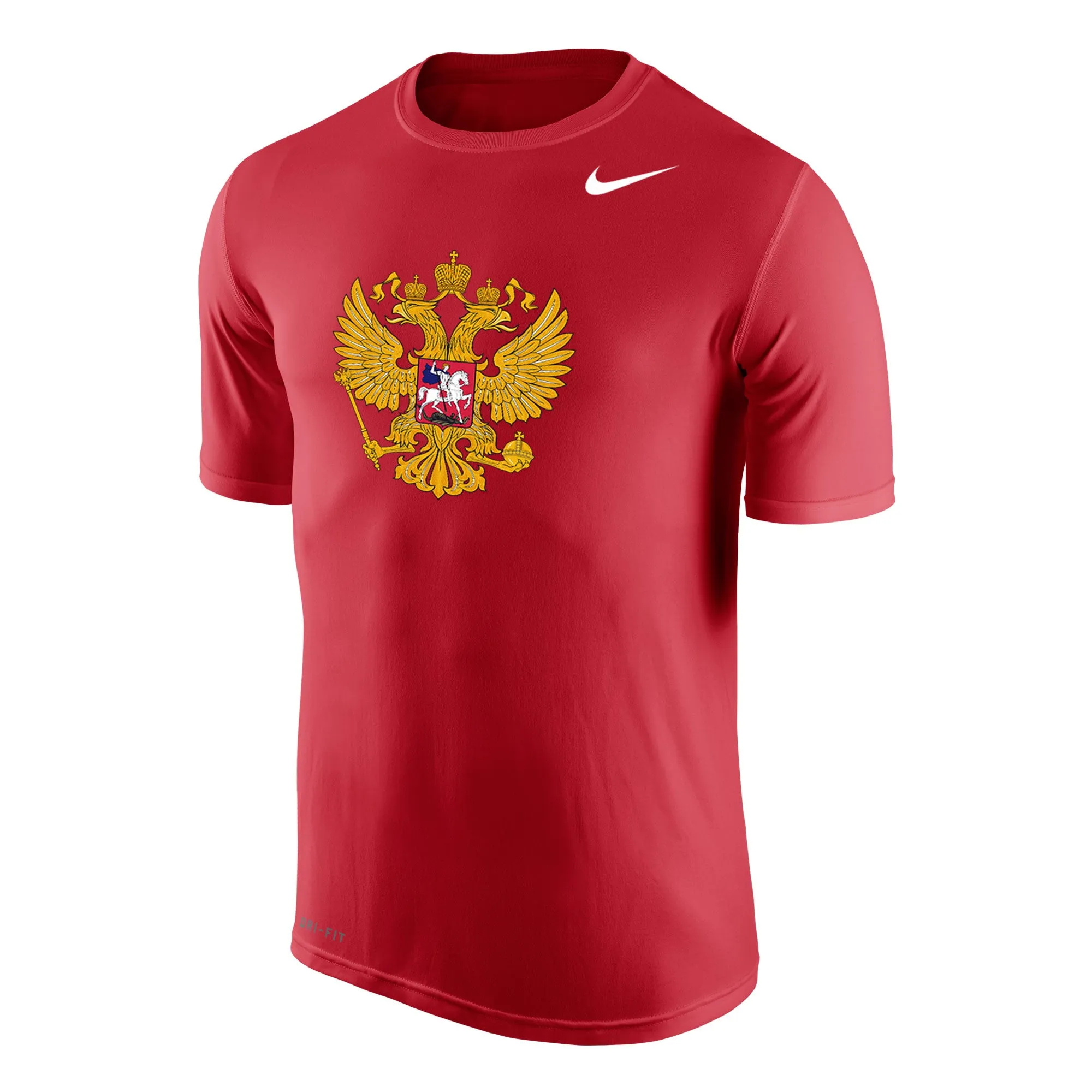 2018 Team Russia Men's IIFH WJC Olympics Dri-Fit Legends Short Sleeves T Shirt