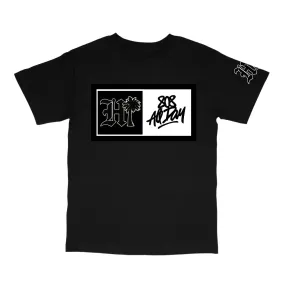 808ALLDAY Black Box HI Palm T-Shirt