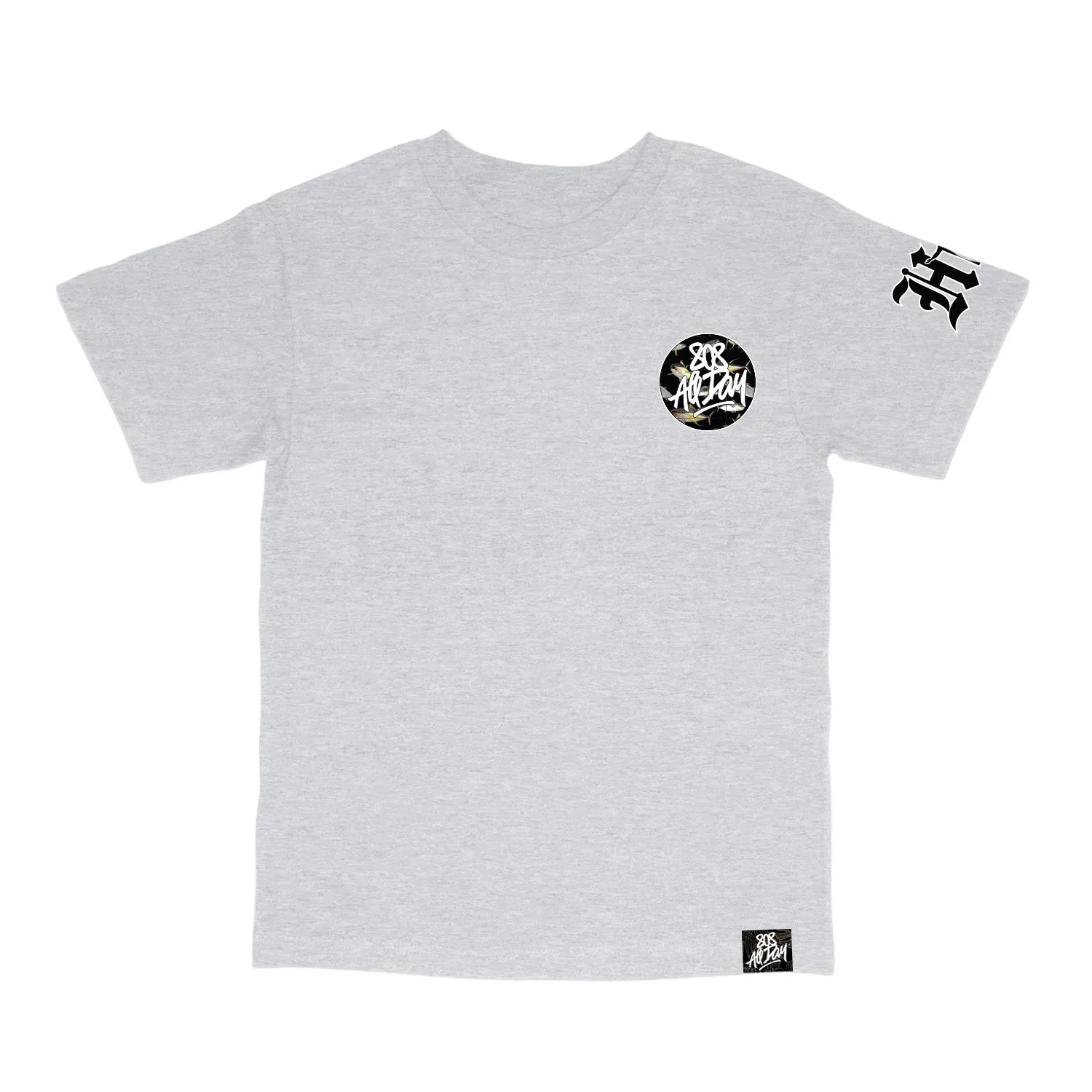 808ALLDAY Heather Grey Ahi T-Shirt