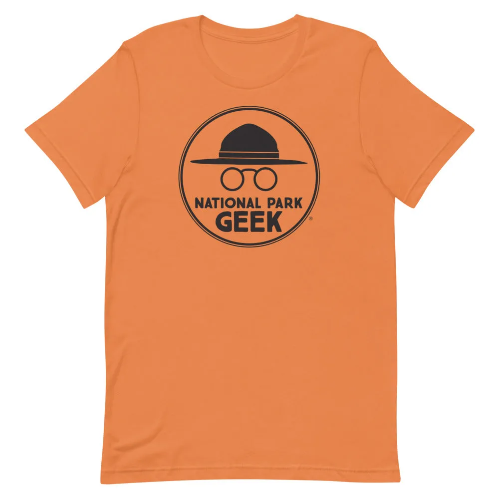 A National Park Geek T-Shirt - Black Logo