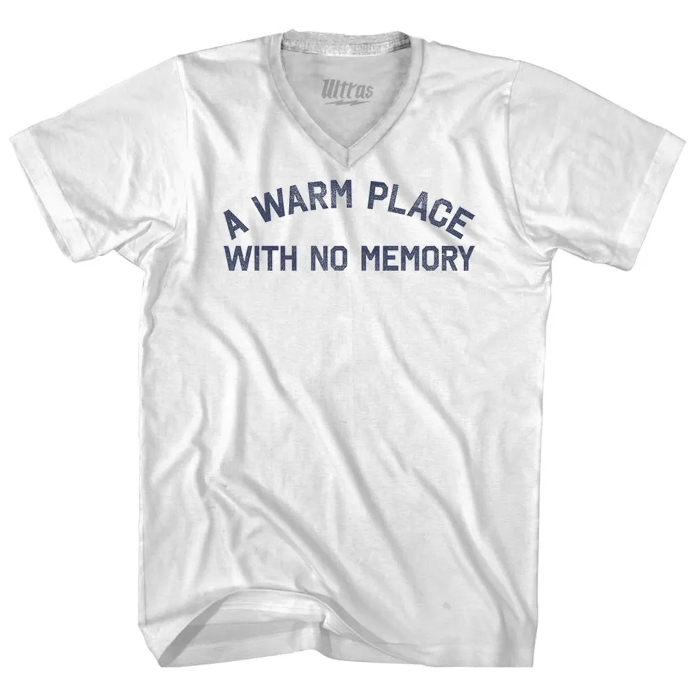 A Warm Place With No Memory Adult Tri-Blend V-neck T-shirt