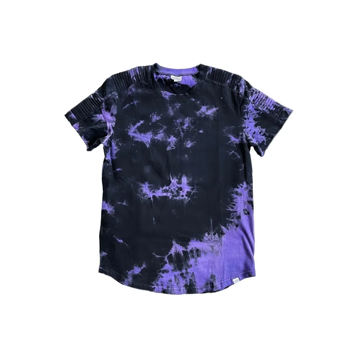 Adult Biker Shirt- Purple Tie Dye