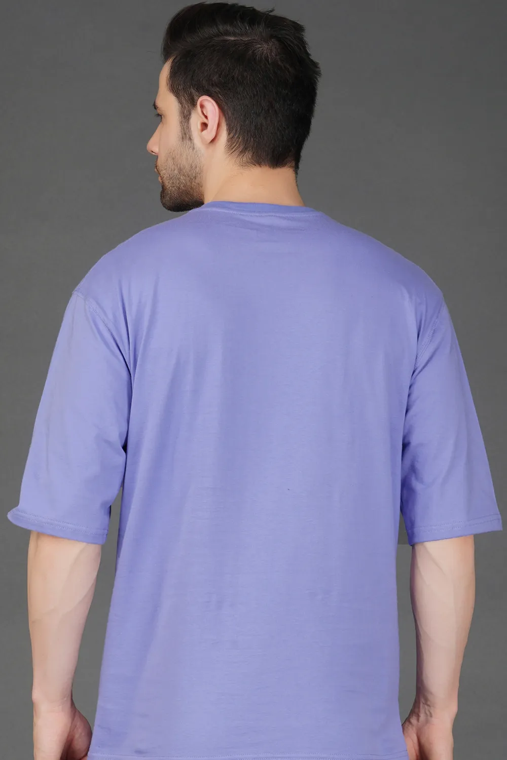 Aisthetikos Mens Oversized Tshirt (Purple)