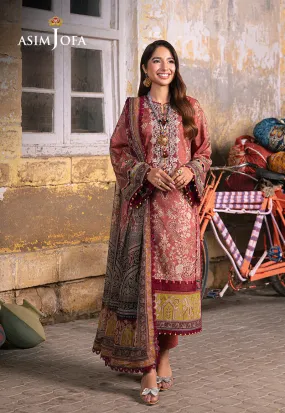 AJAR-17 EMBROIDERED LAWN 3 PCS