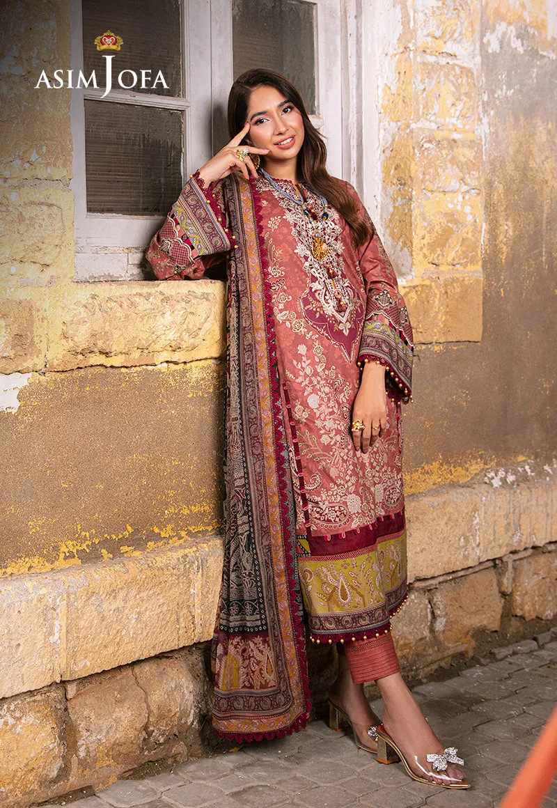 AJAR-17 EMBROIDERED LAWN 3 PCS