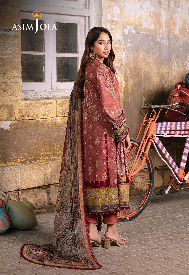 AJAR-17 EMBROIDERED LAWN 3 PCS