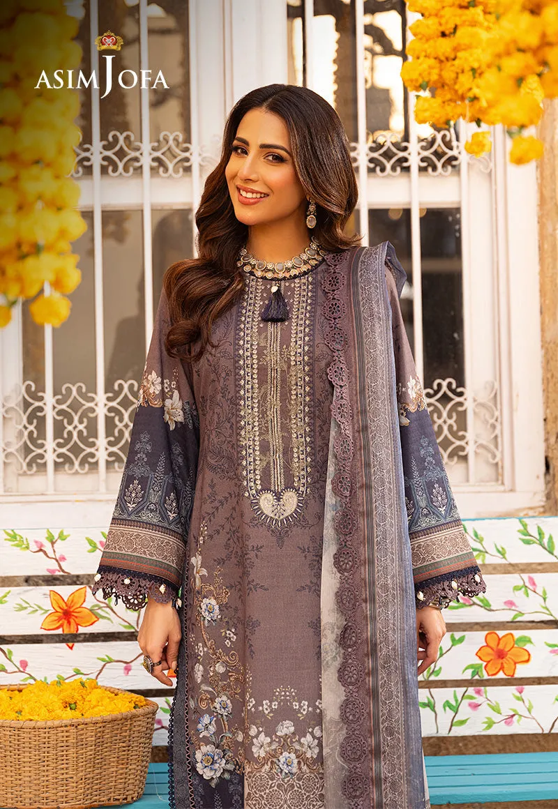 AJARP-07  STITCHED EMBROIDERED JACQUARD 3 PCS