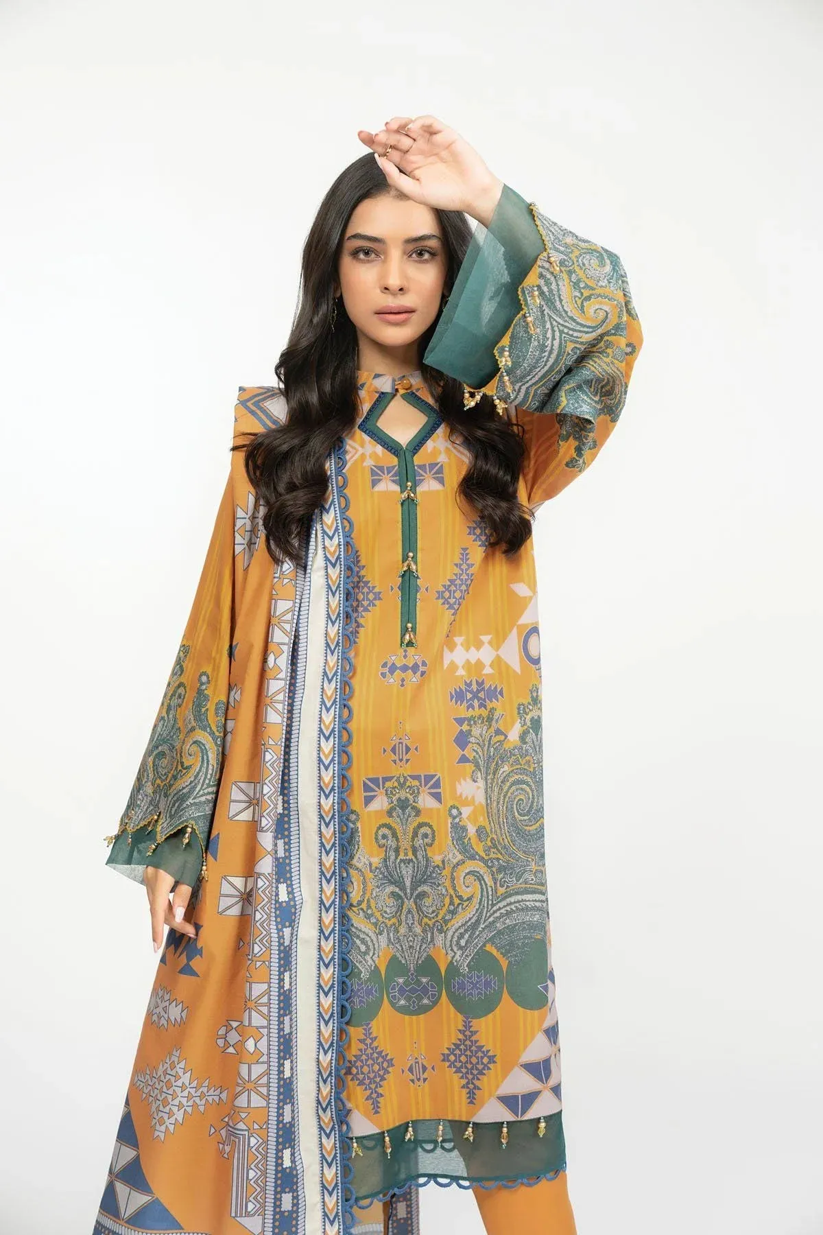 AlKaram Unstitched 2 Piece D#SS-35