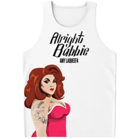 Alright Babbie white vest top