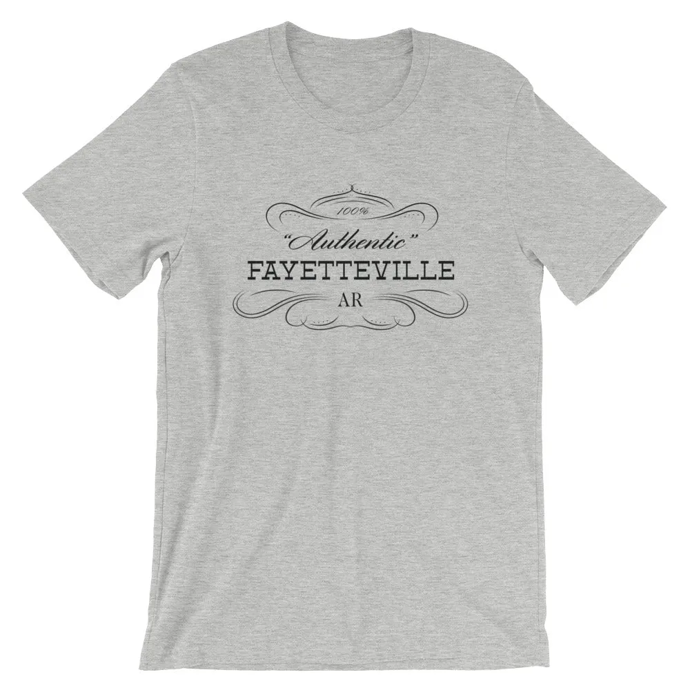 Arkansas - Fayetteville AR - Short-Sleeve Unisex T-Shirt - "Authentic"