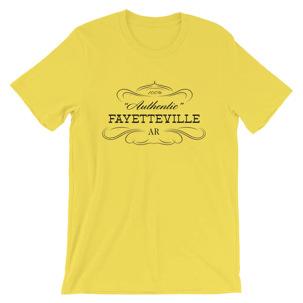 Arkansas - Fayetteville AR - Short-Sleeve Unisex T-Shirt - "Authentic"