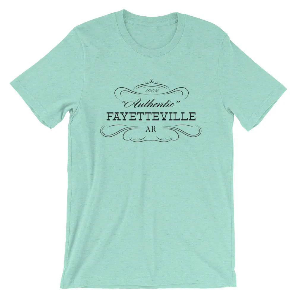 Arkansas - Fayetteville AR - Short-Sleeve Unisex T-Shirt - "Authentic"