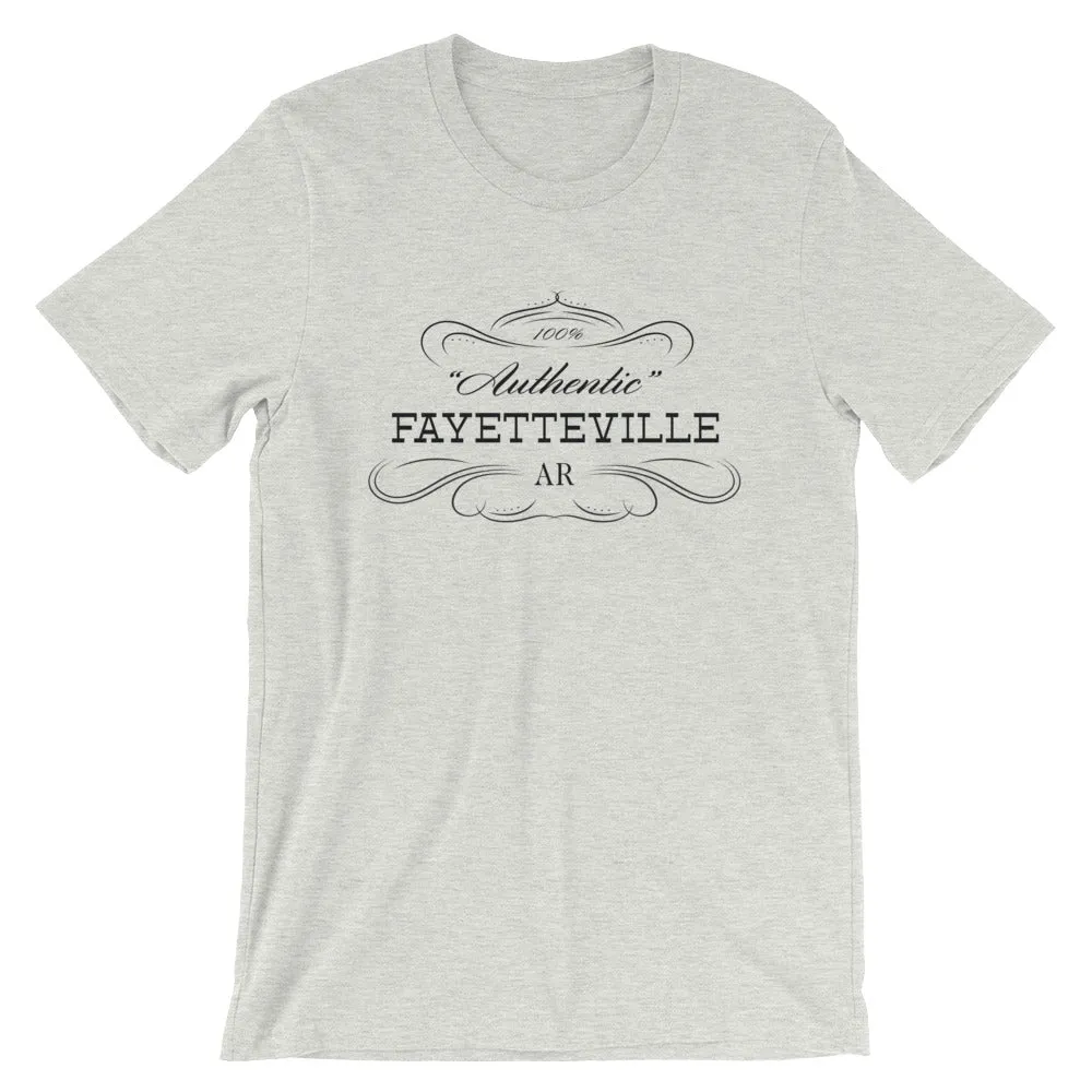 Arkansas - Fayetteville AR - Short-Sleeve Unisex T-Shirt - "Authentic"