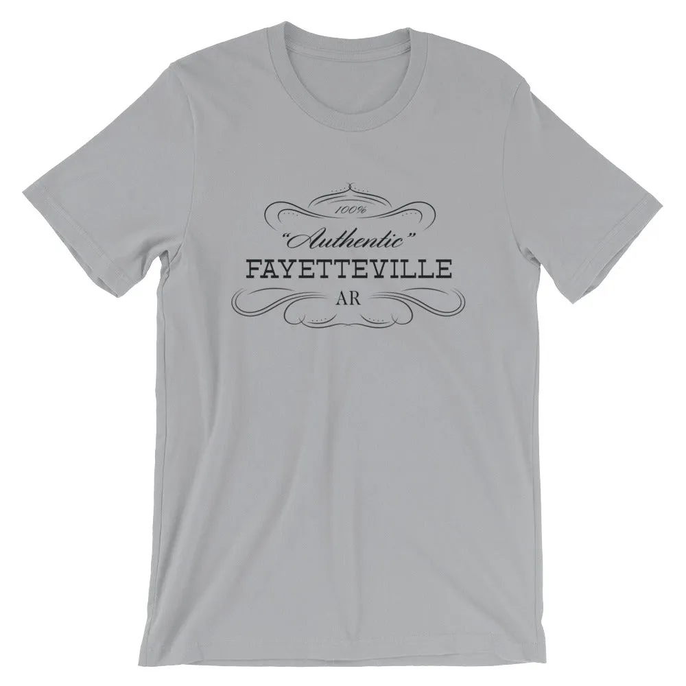 Arkansas - Fayetteville AR - Short-Sleeve Unisex T-Shirt - "Authentic"