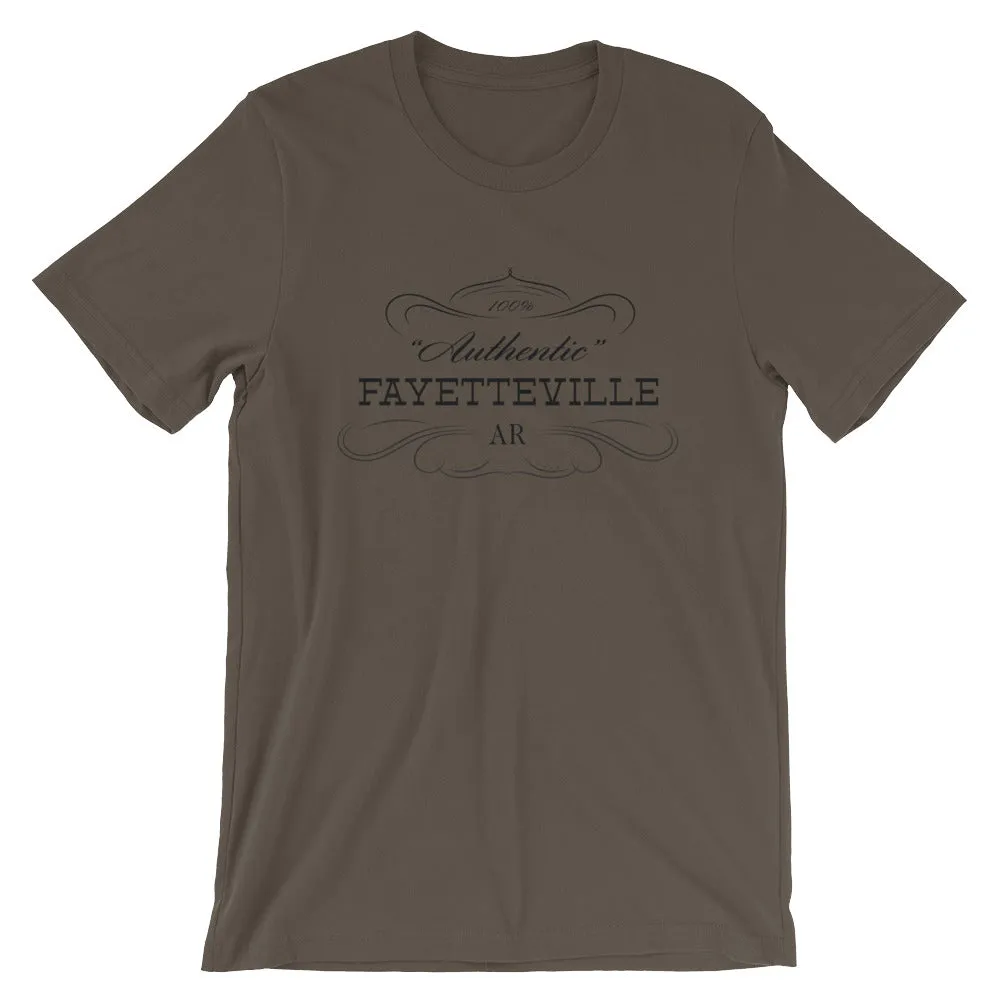 Arkansas - Fayetteville AR - Short-Sleeve Unisex T-Shirt - "Authentic"