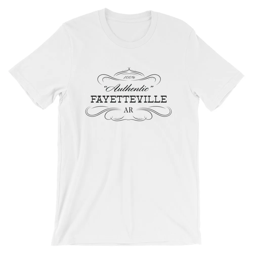 Arkansas - Fayetteville AR - Short-Sleeve Unisex T-Shirt - "Authentic"