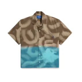 Awake NY x Mundo Dip Dyed Camp Shirt (Brown/Blue)