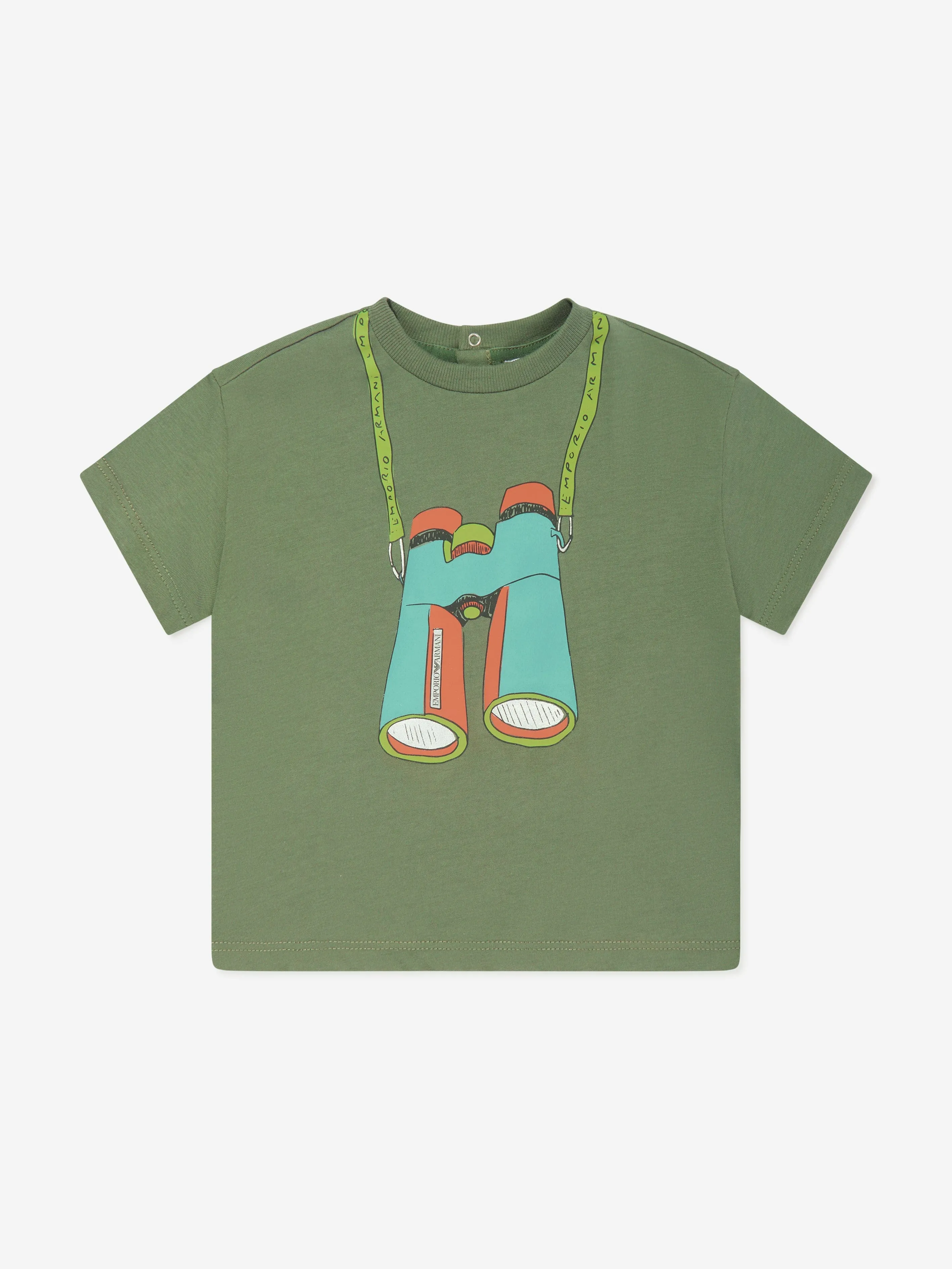 Baby Boys Binoculars T-Shirt in Green