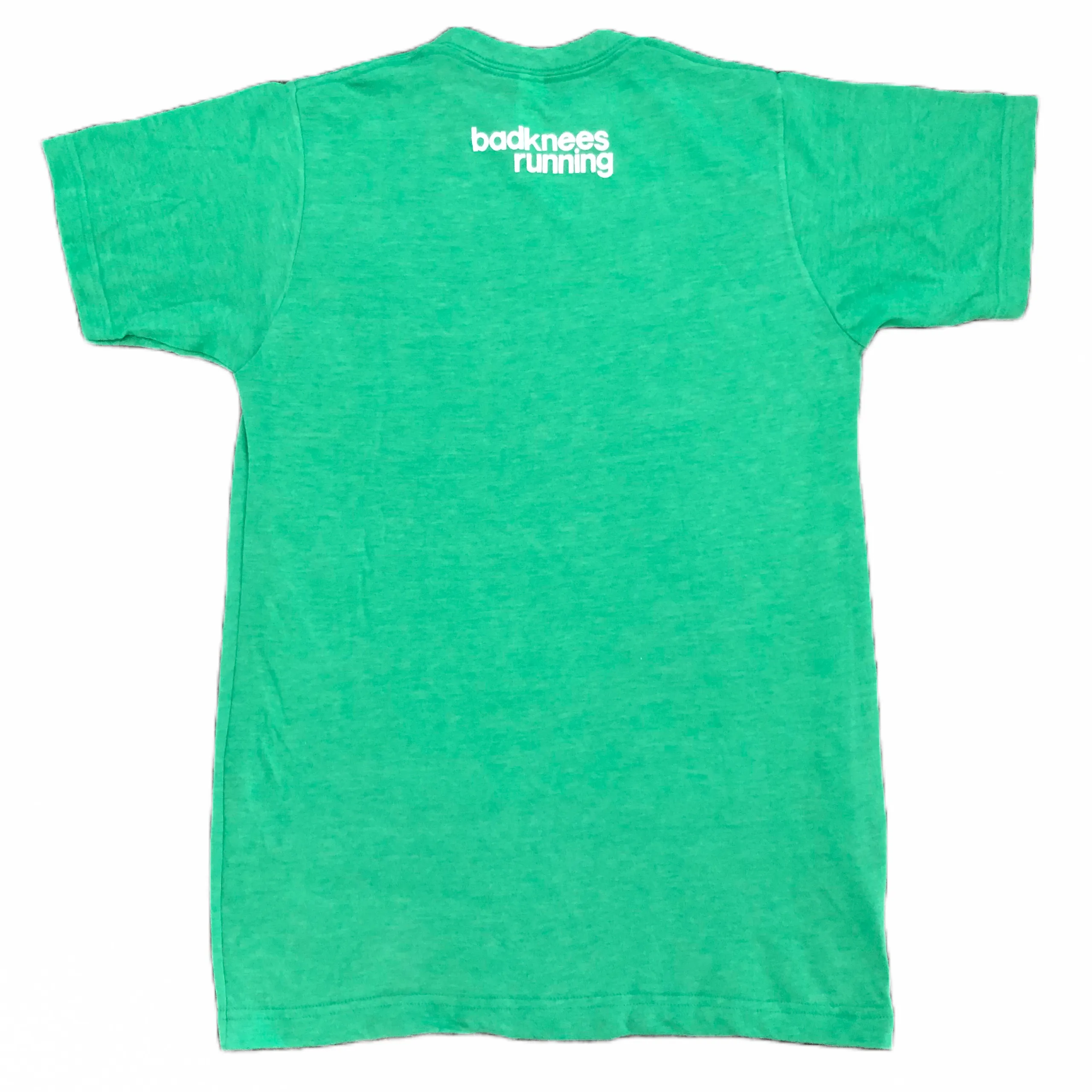 badknees running T-shirt - Heather Green