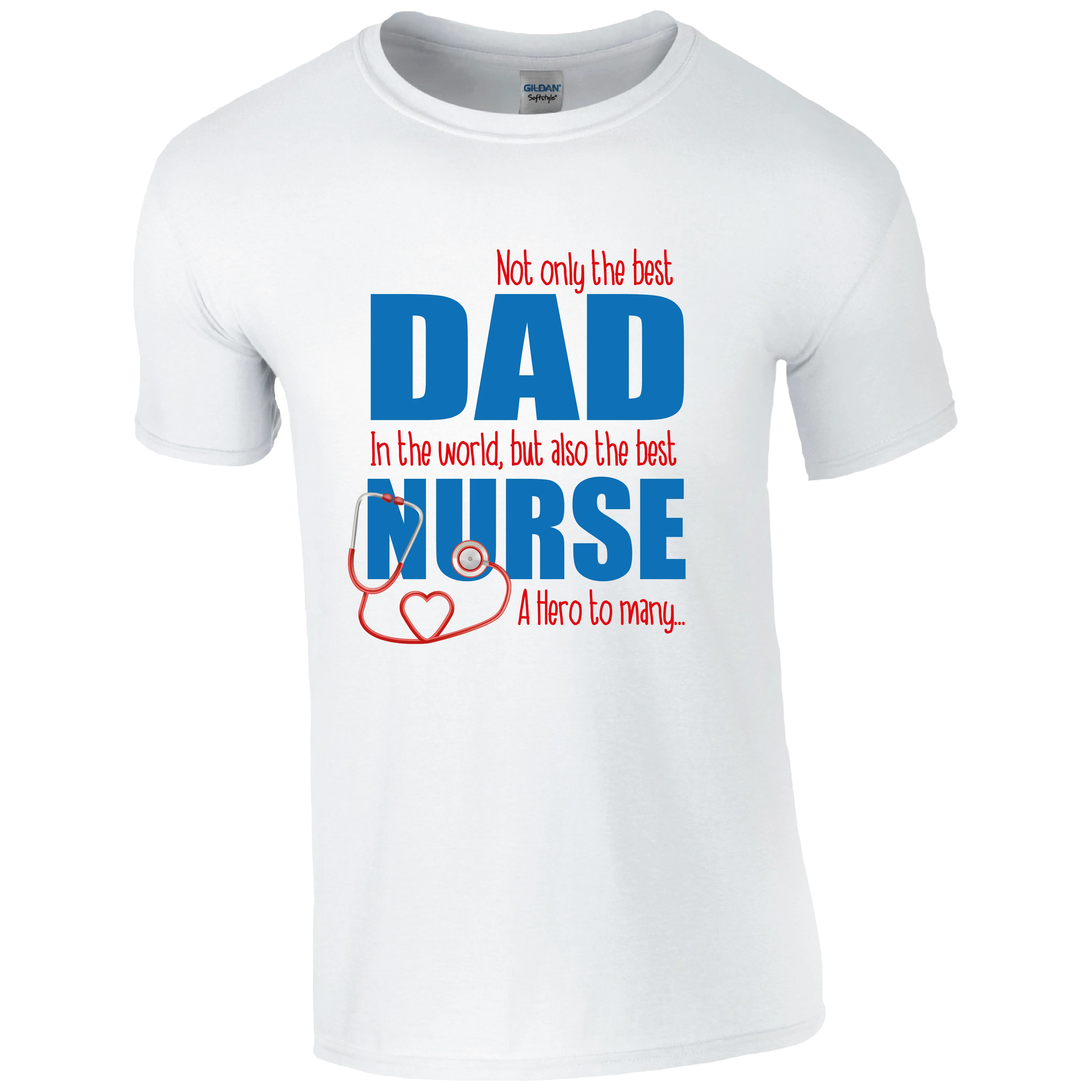 Best Dad, Best Nurse T-shirt