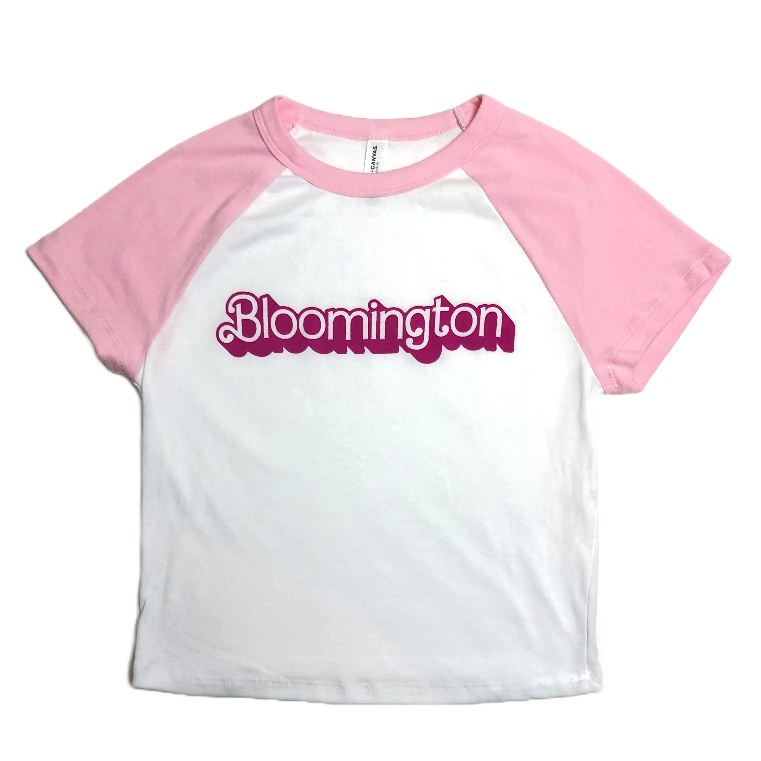 Bloomington Barbie Raglan Baby Tee