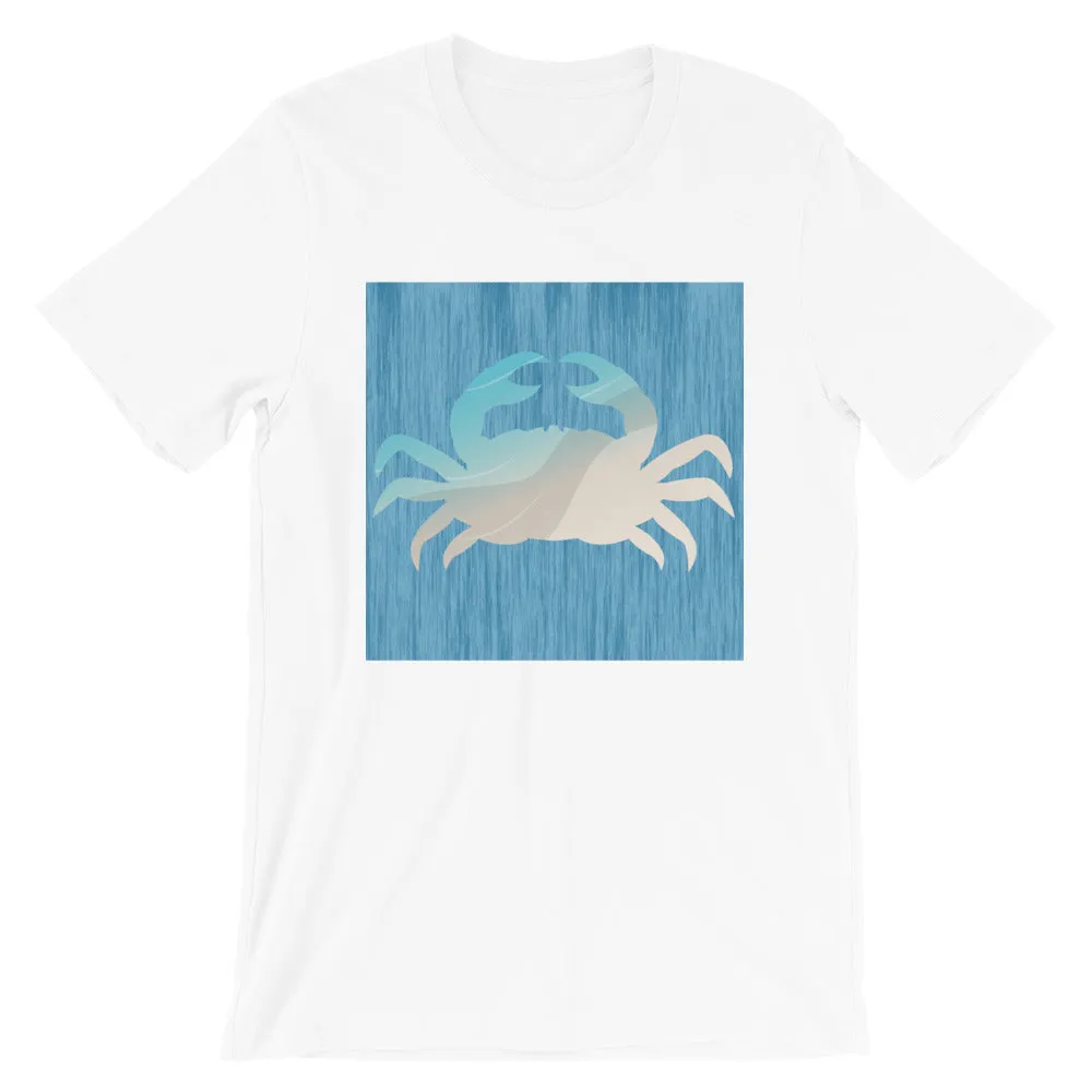 Blue Crab Cotton T-Shirt