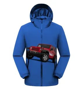 Blue Windbreaker Jacket