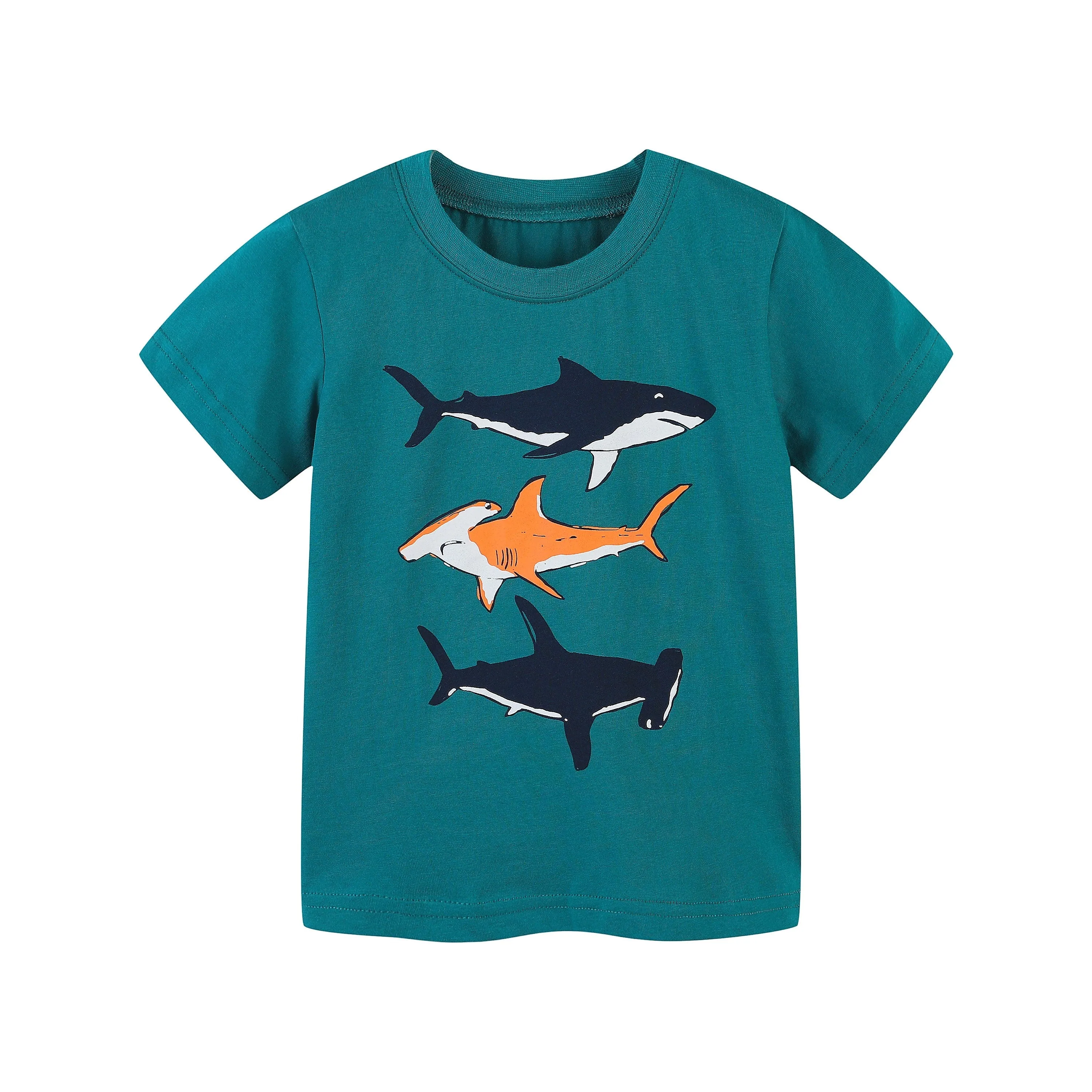 Boys Cotton T-Shirts Summer Cotton Tees & Tops for Baby Boys | Toddler Boys Dino Cars Tees Clothing Gift for Boys Tees Outfit Pack of 3 Tees