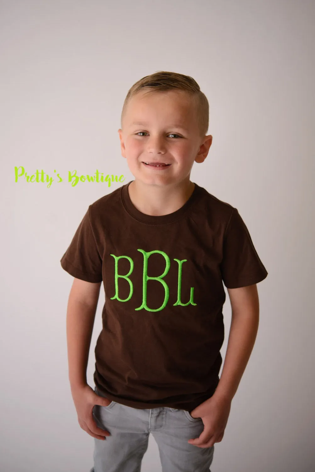 Boys Monogram t-shirt or bodysuit --Boys  Monogrammed shirt, children's shirt, shirts for kids, personalized gifts, custom shirt