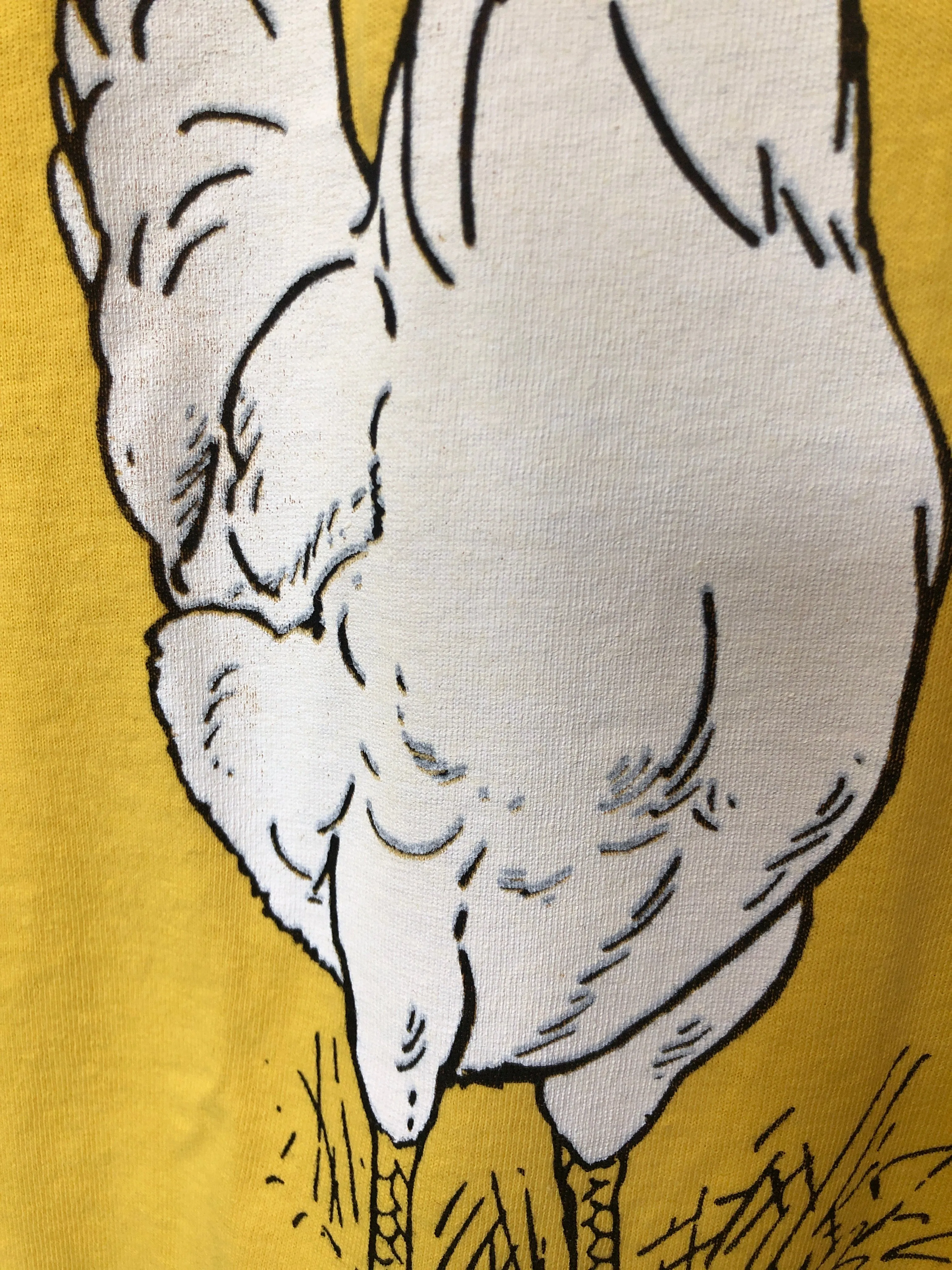 BPR- Youth Large T-shirt- positive chicken - yellow