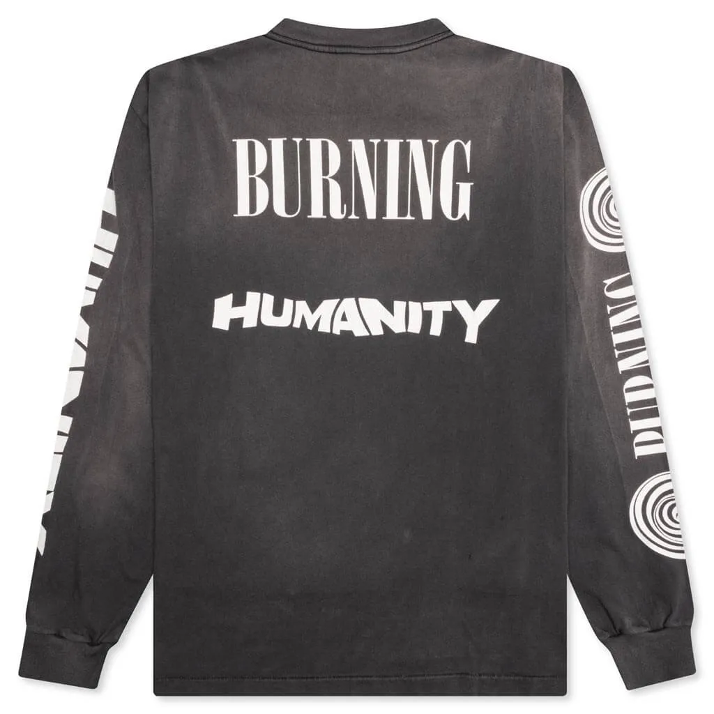 Burning L/S Tee - Black