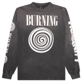 Burning L/S Tee - Black