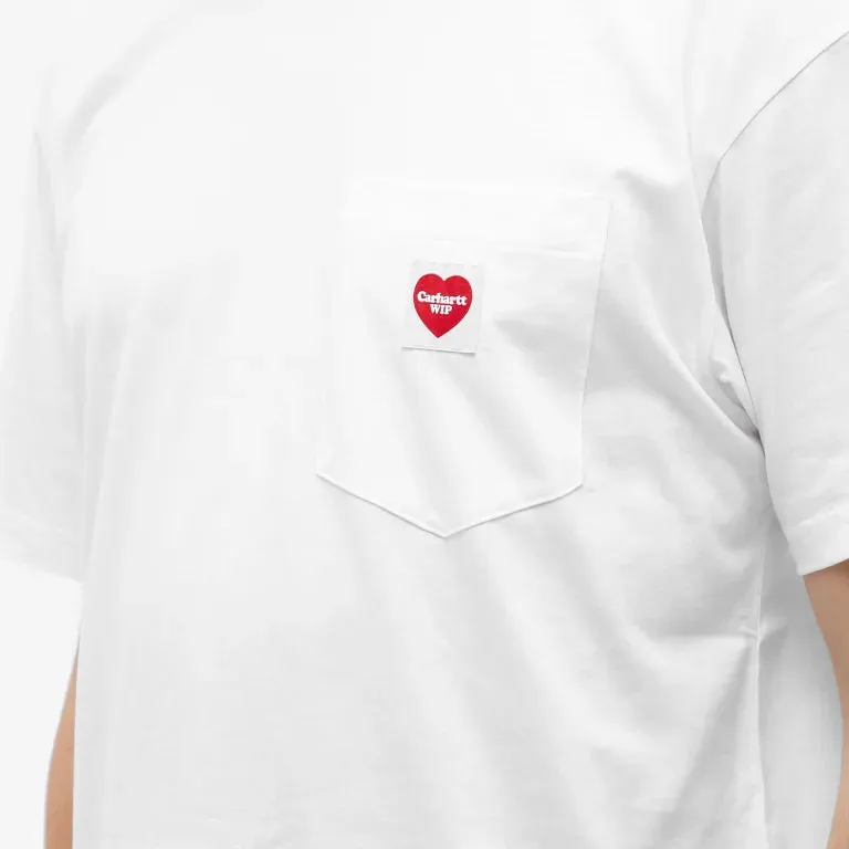 Carhartt Pocket Heart  T-Shirt - white