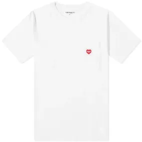 Carhartt Pocket Heart  T-Shirt - white