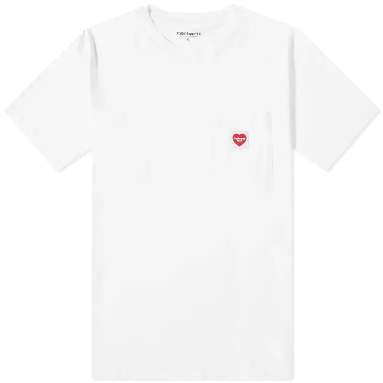 Carhartt Pocket Heart  T-Shirt - white