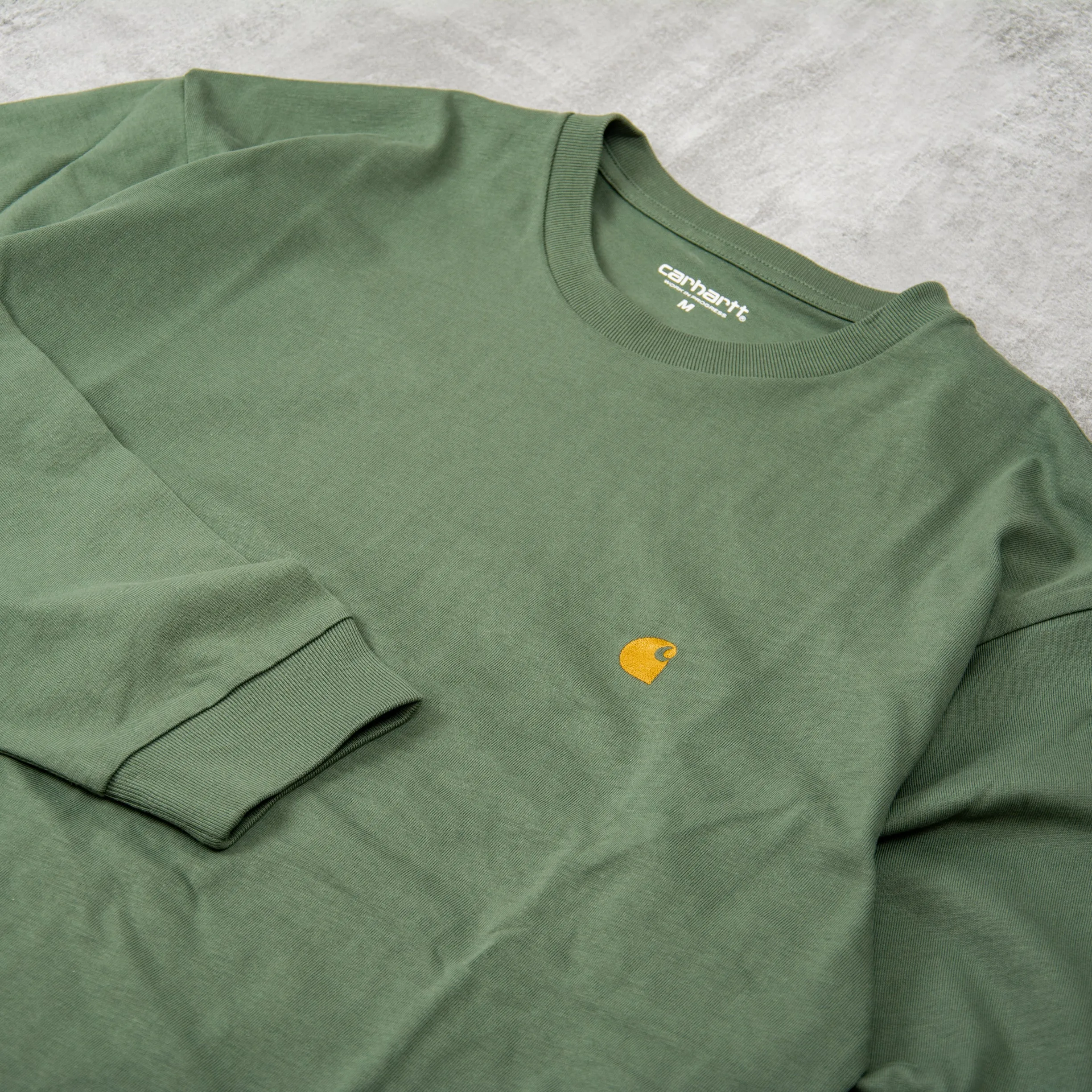 Carhartt WIP Chase L/S Tee - Duck Green