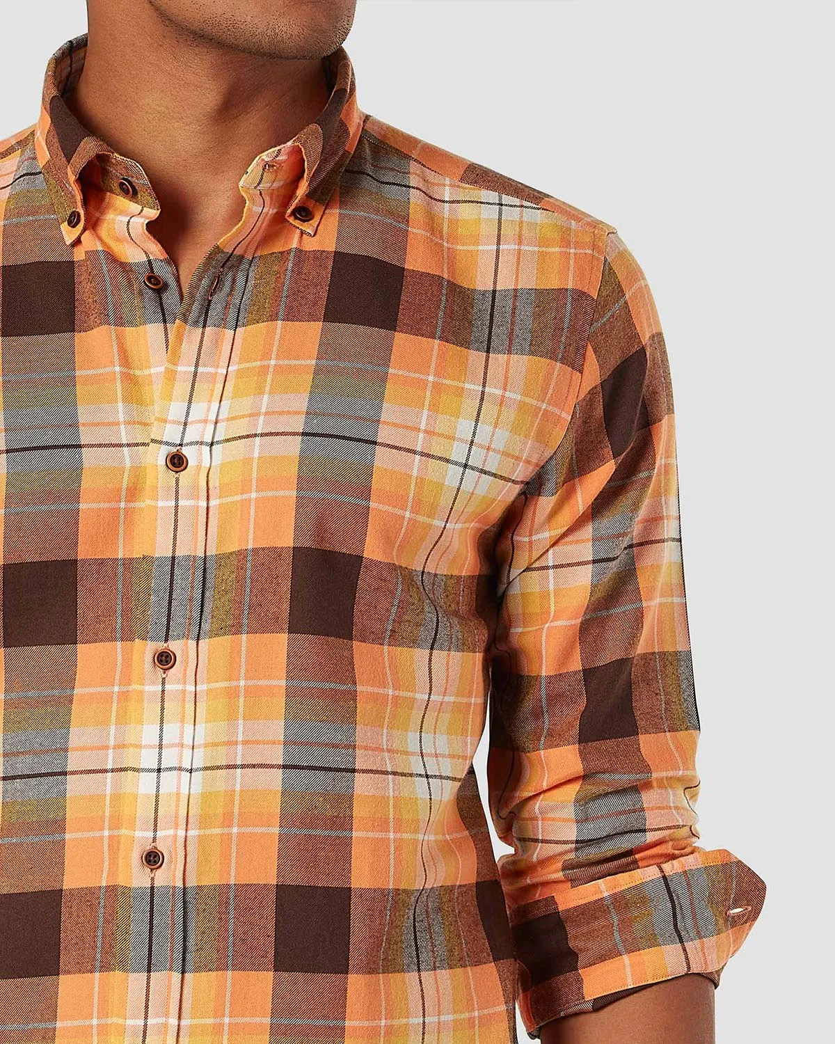 Citrine Crush Checked Shirt