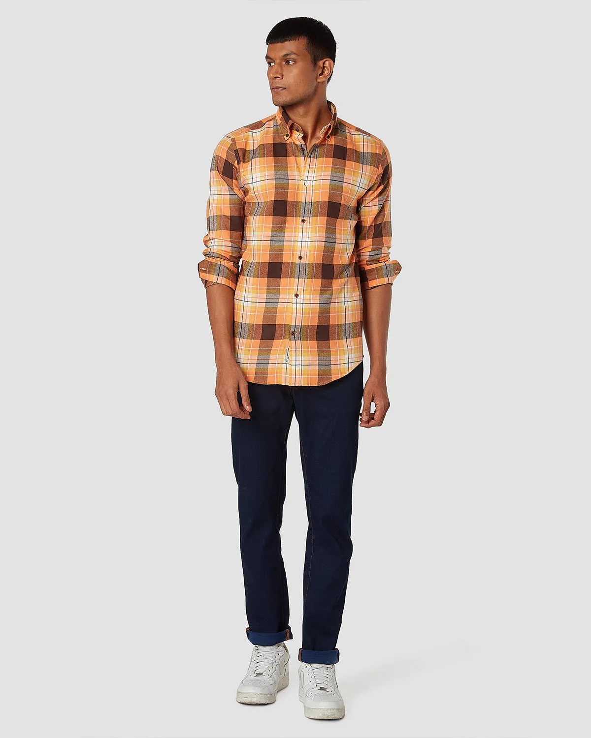 Citrine Crush Checked Shirt