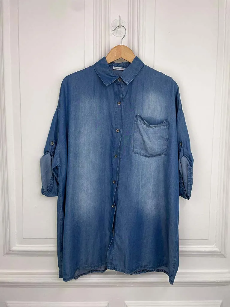 Classic Denim Shirt - Blue