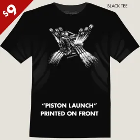 Clearance Men's Tee "Orig Piston Launch" SIZE S