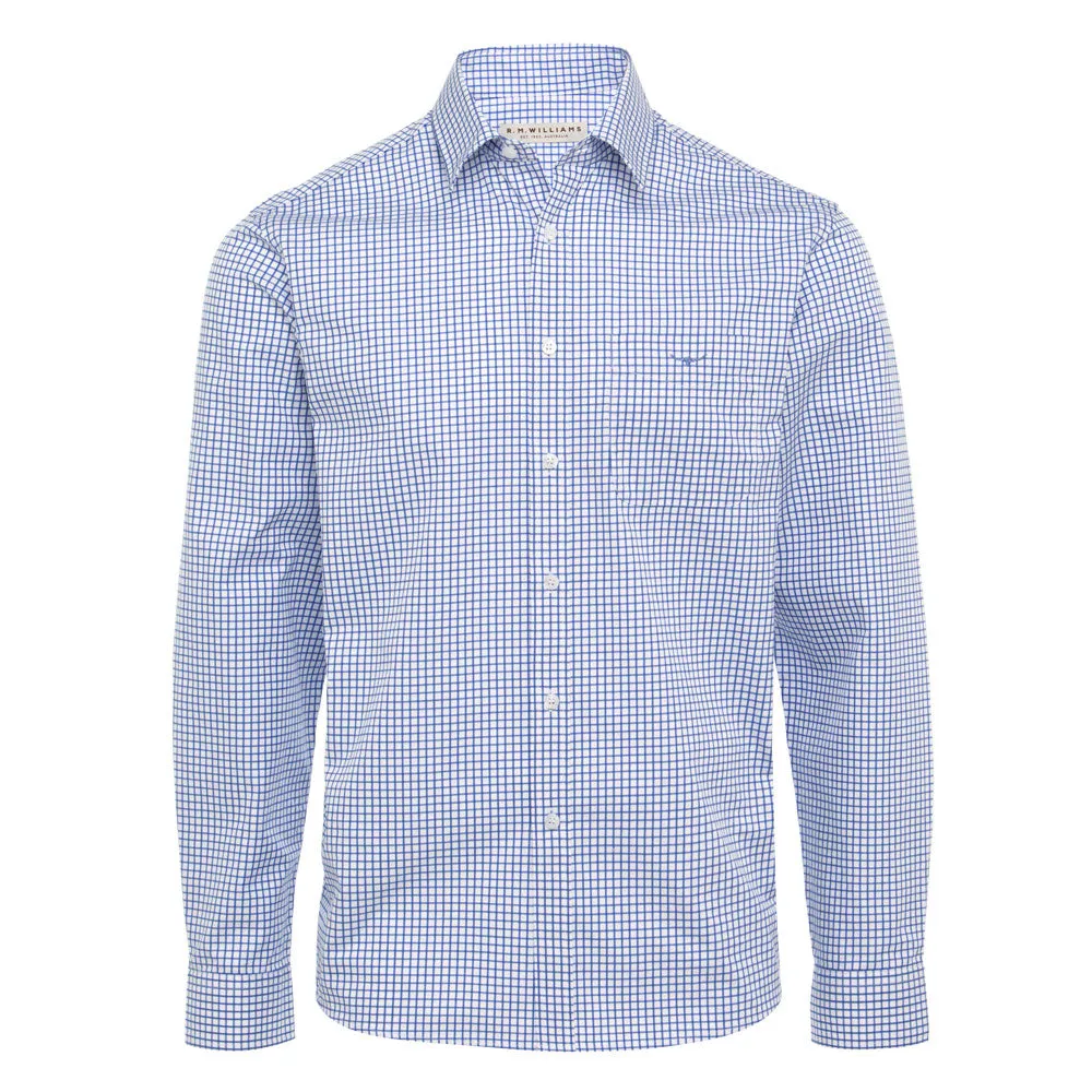 Collins Shirt - White/Blue