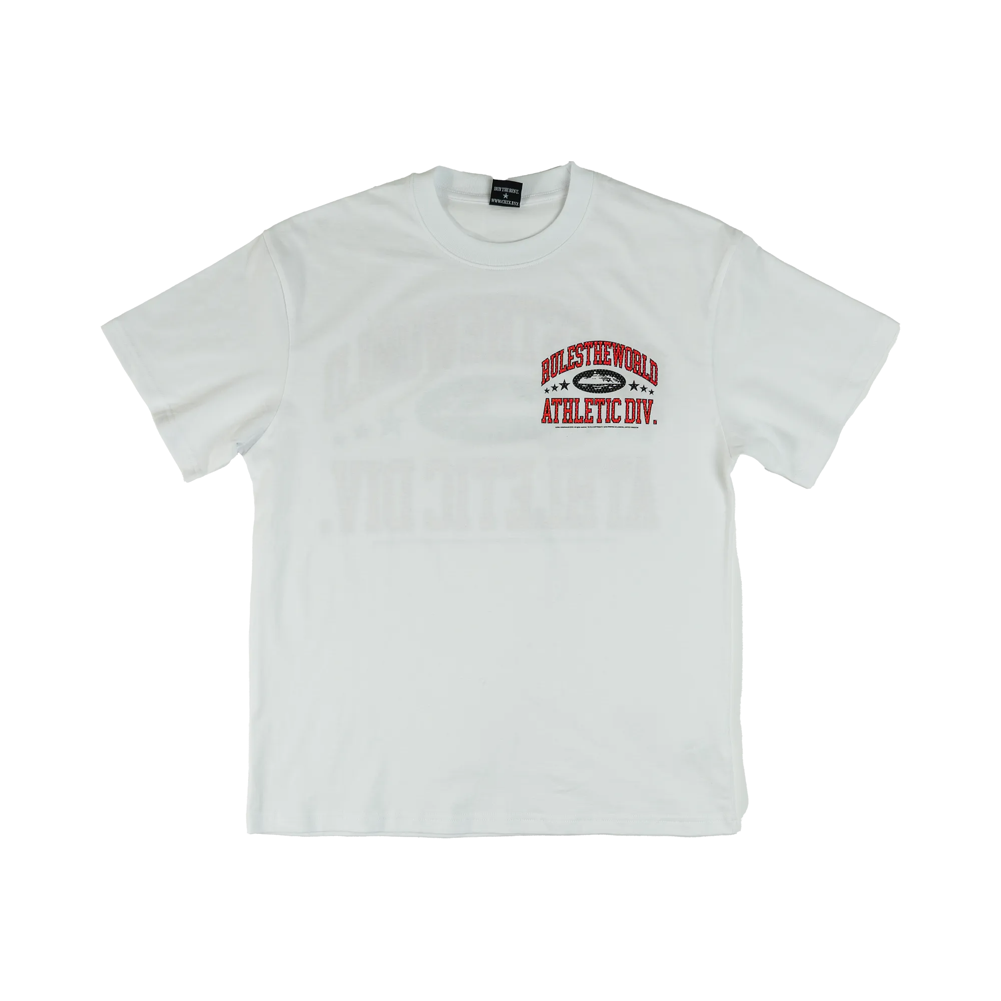 Corteiz Athletic Division T-Shirt White/Red