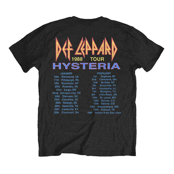 Def Leppard Hysteria 1988 Tour T-Shirt