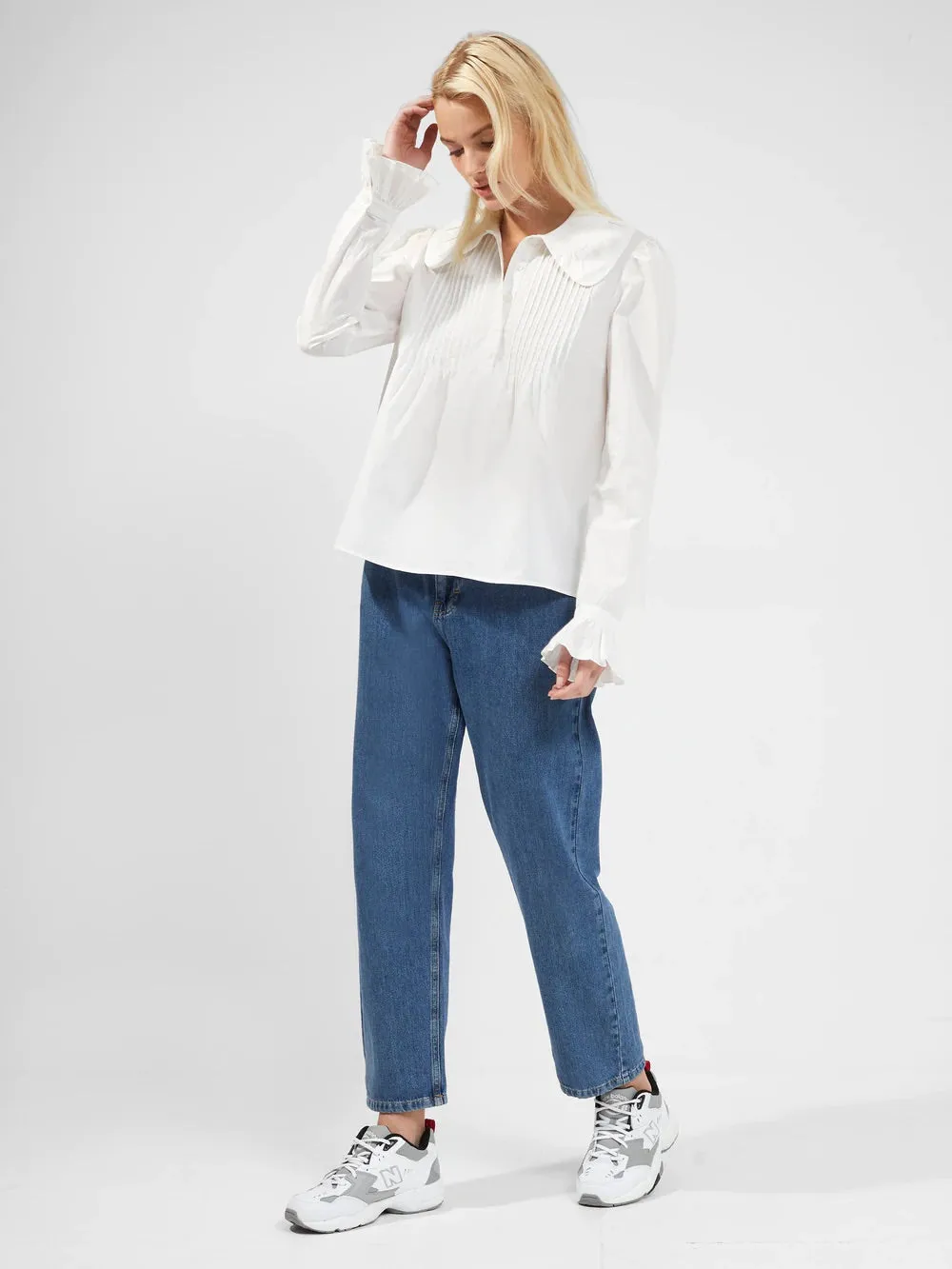 DESTINY ORGANIC POPLIN BLOUSE