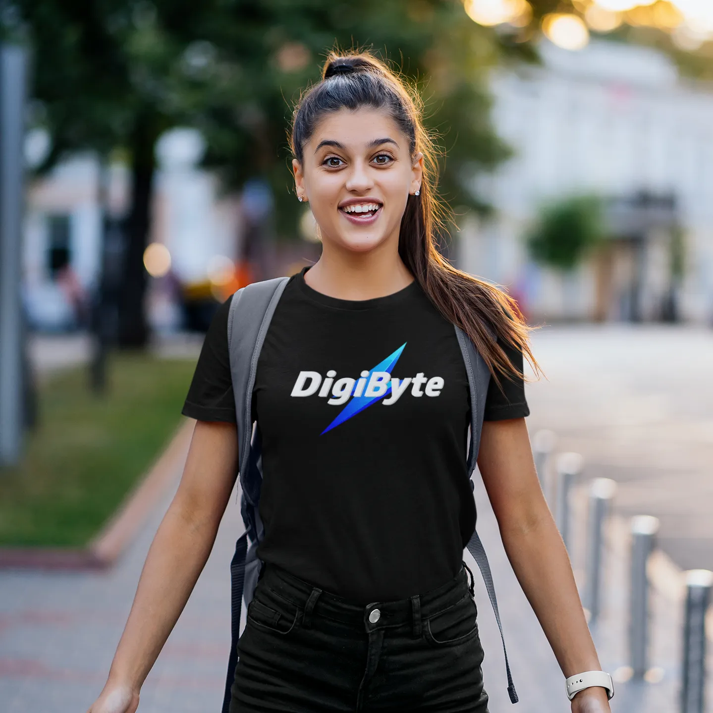 DigiByte Lightning Bolt Women's Tee