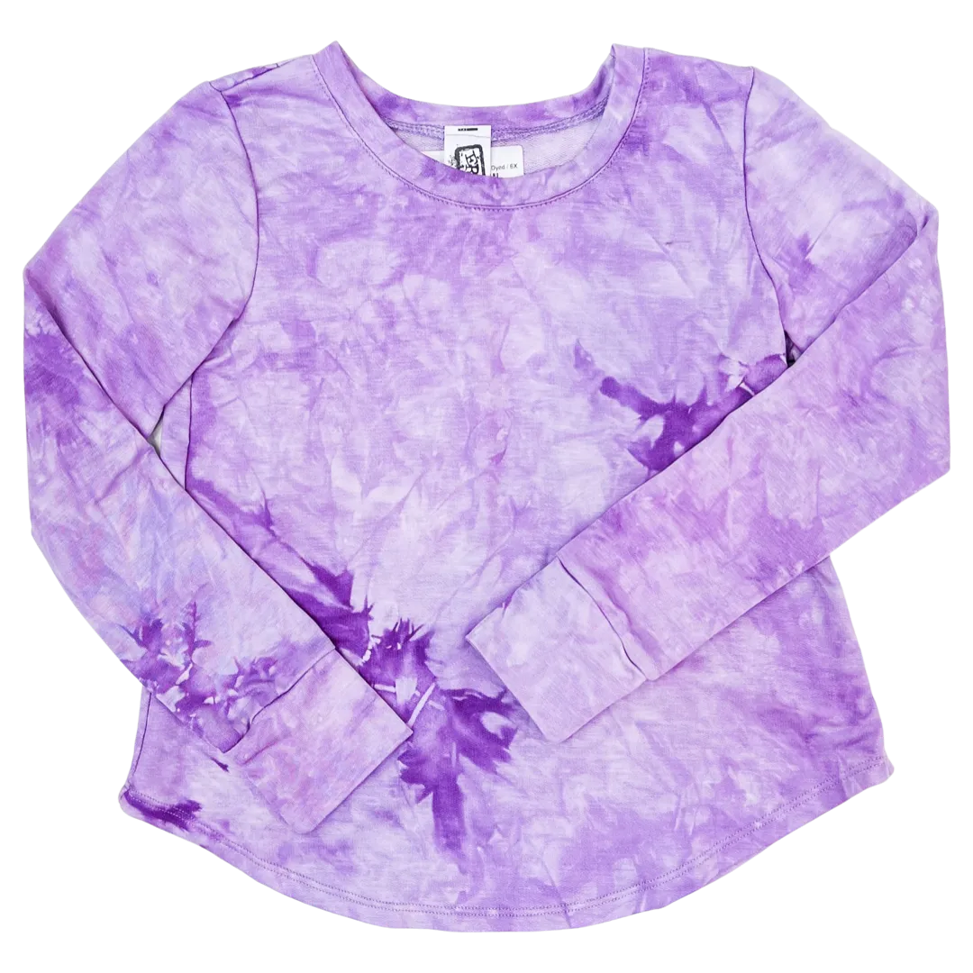 ER LS Top - Purple Tie Dyed