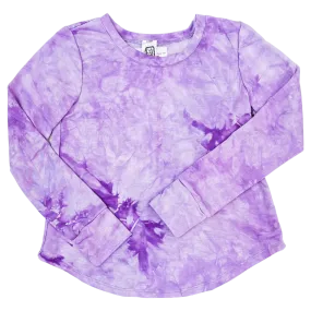 ER LS Top - Purple Tie Dyed