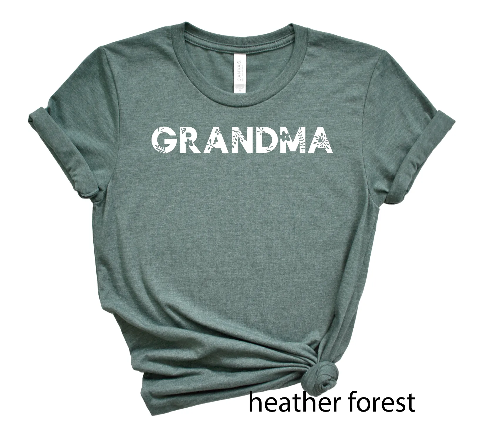 Floral Grandma Premium Tshirt