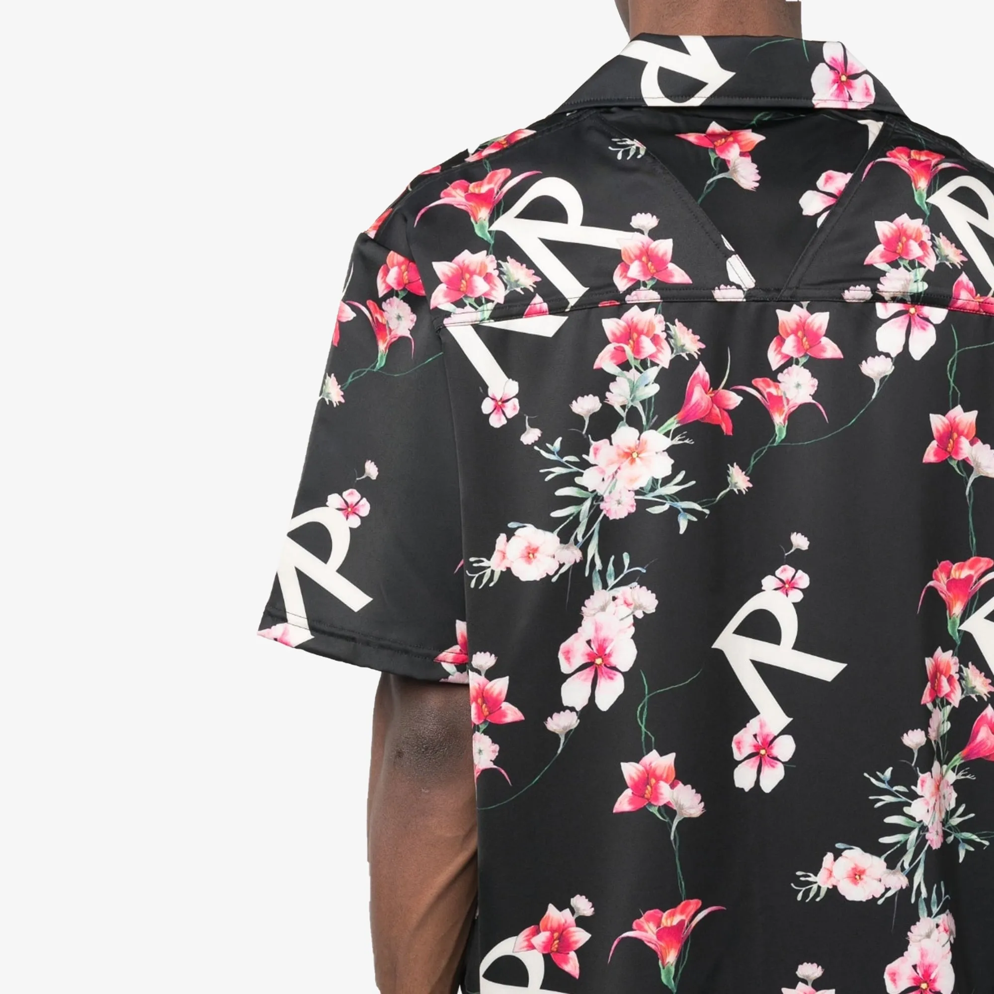 FLORAL SHIRT 'BLACK'