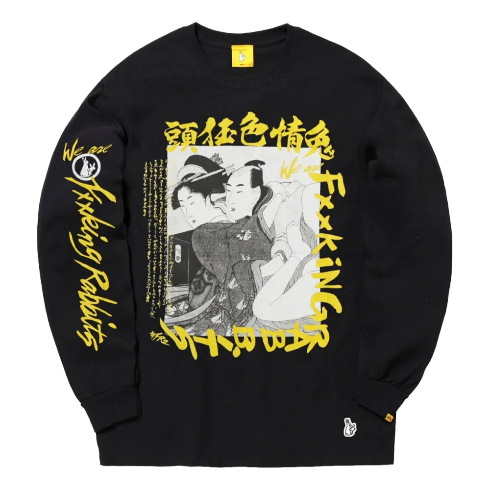 #FR2 #FR2 SHUNGA L/S T-SHIRT-BLACK